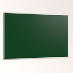 Wandtafel Stahl grün, 150x100 cm, ohne Kreideablage, 
